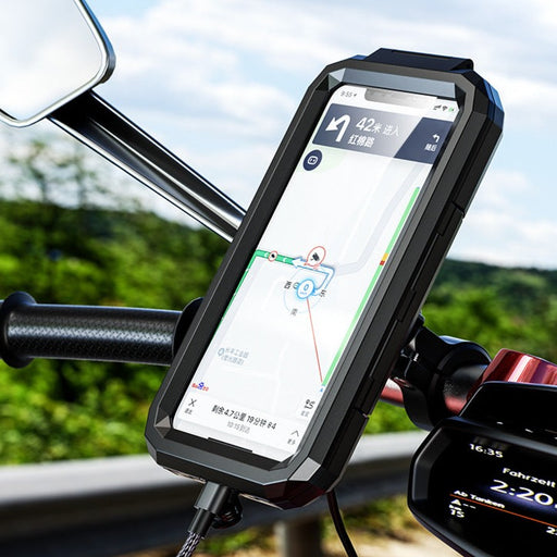 Support housse de téléphone pour vélo, moto et scooter, universel, étanche