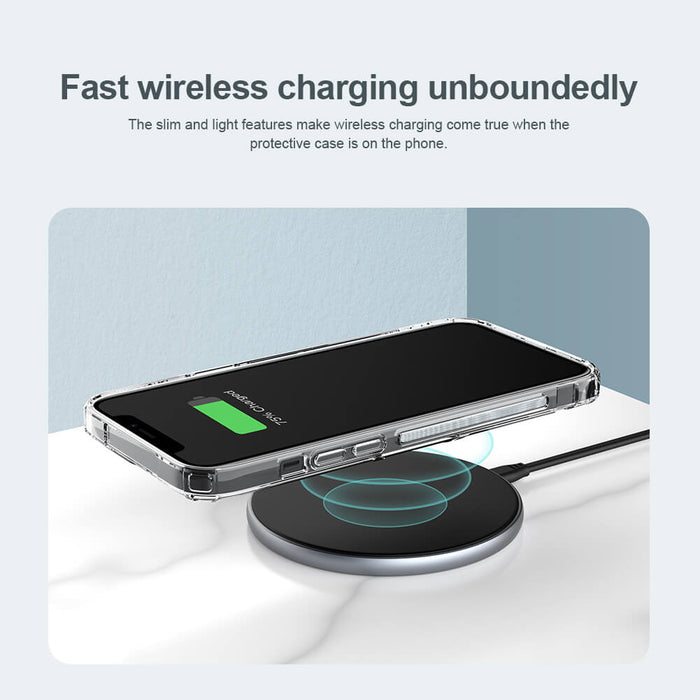 Nillkin - Coque magnétique iPhone 13, transparent