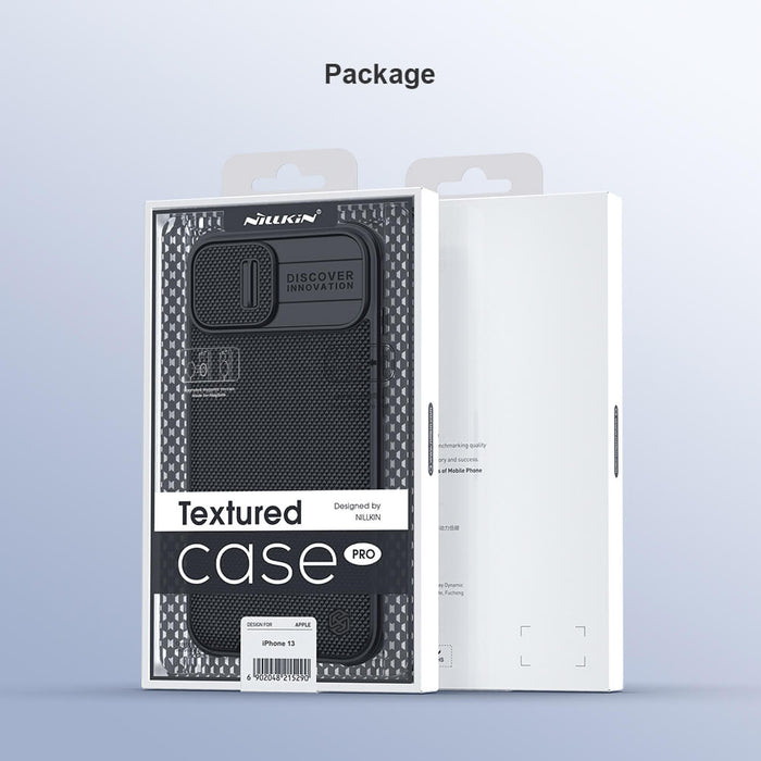 Nillkin - Coque magnétique iPhone 13 Pro, effet tissu
