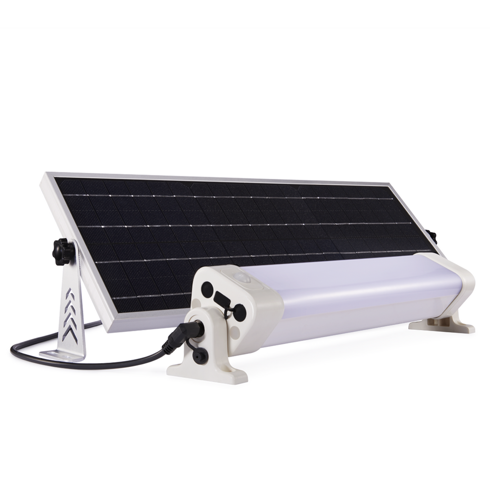 Tube LED solaire d'extérieur 1200lm équivalent 120W