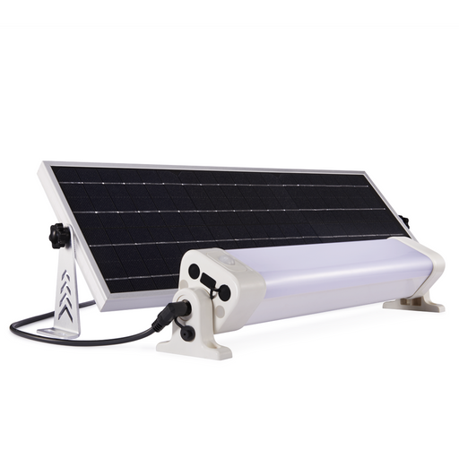 Tube LED solaire d'extérieur 1200lm équivalent 120W