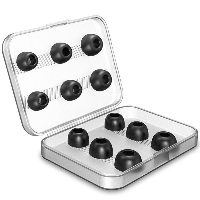 适用airpods pro记忆海绵耳塞 带收纳盒硅胶耳套 苹果3代蓝牙耳帽