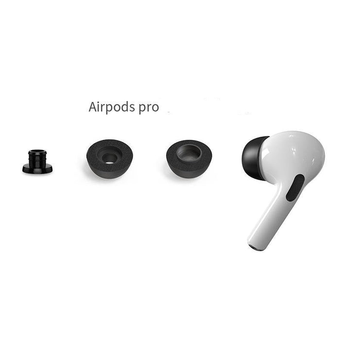 适用airpods pro记忆海绵耳塞 带收纳盒硅胶耳套 苹果3代蓝牙耳帽