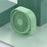 Mini ventilateur USB rechargeable, silencieux, portable, 3 vitesses réglables
