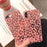 Coque iPhone avec coeurs, effet miroir