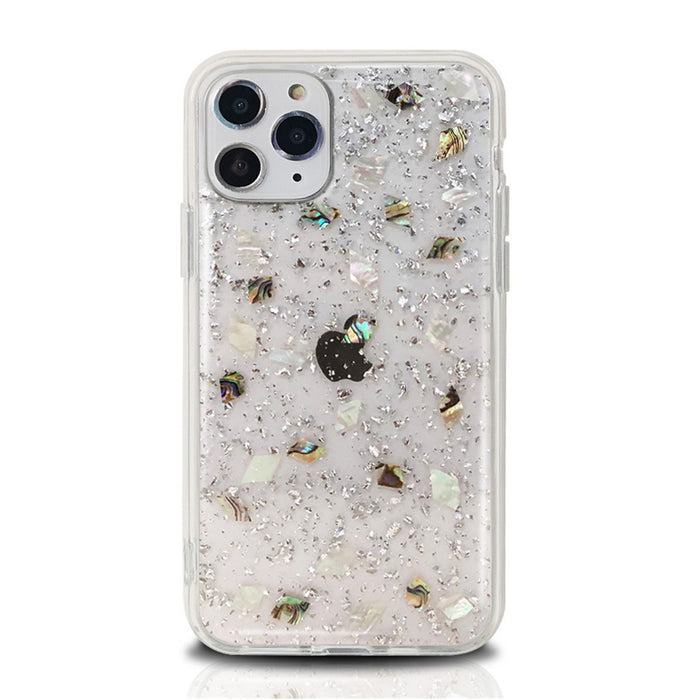 Coque Magnétique iPhone 11 et 12 serie Paillette transparent