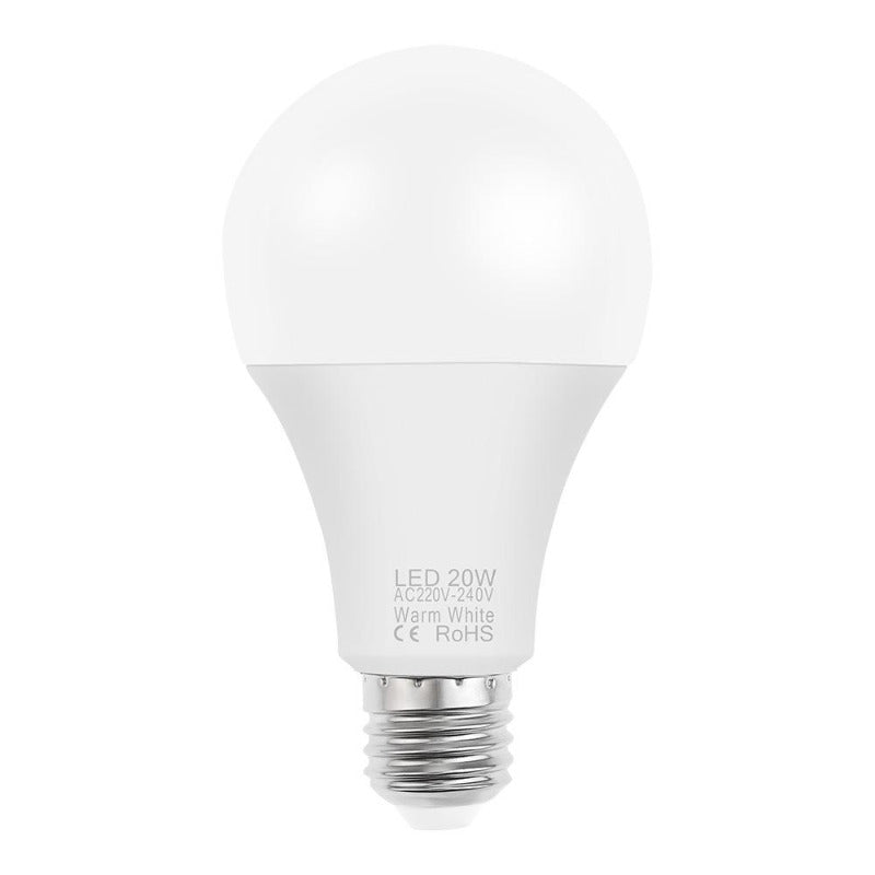 谦润照明led灯泡E27家用高亮节能球泡灯塑包铝室内3W6W9W厂家直销