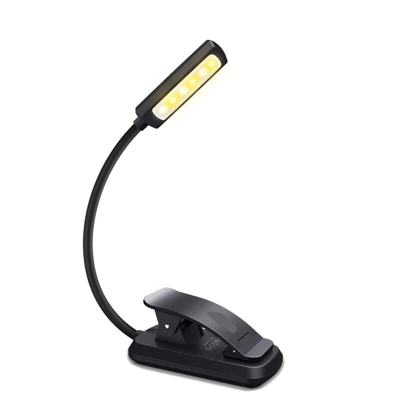 Lampe de Lecture LED sans fil rechargeable, 3 modes de luminosité