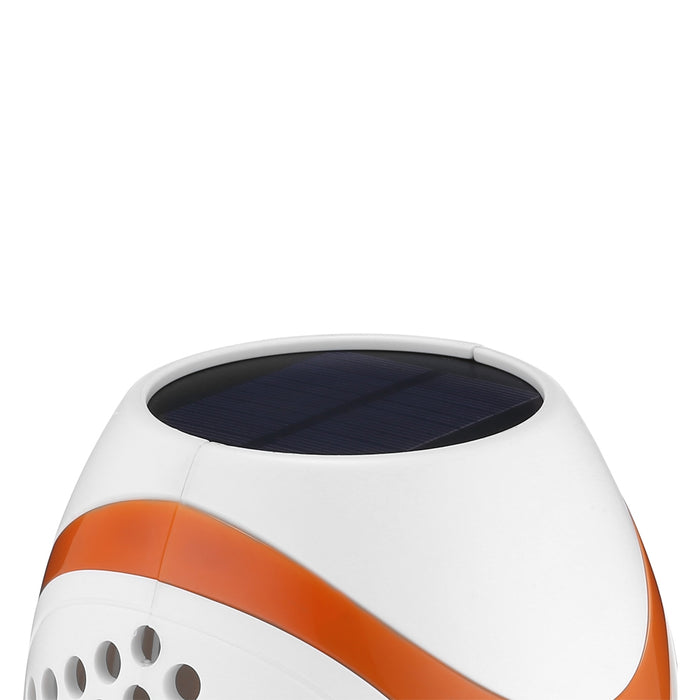 LED Solar Power Intelligent Flame Light IP65 Waterproof Lamp