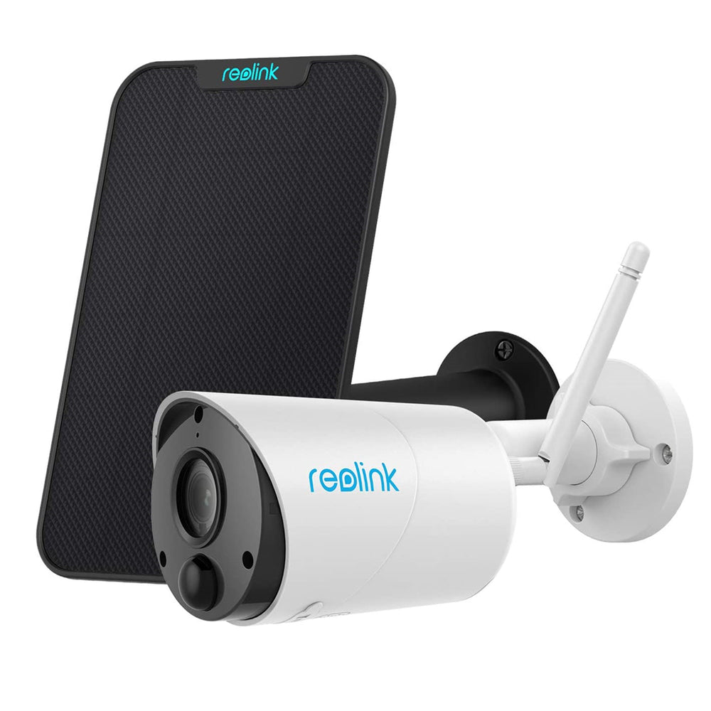 Reolink Argus Eco - Caméra solaire Wifi FHD 1080P avec carte SD Kingston 32Go inclus