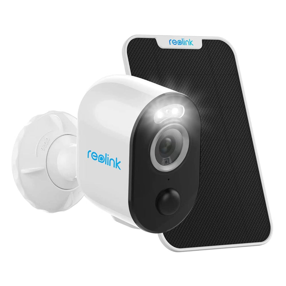 Reolink Argus 3 Pro 2024 Blanc - Caméra solaire Wifi 5MP avec carte SD Kingston 32Go inclus - Détection intelligente
