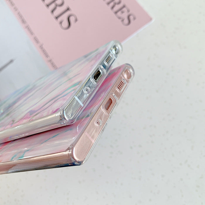 Coque Samsung peinture violet