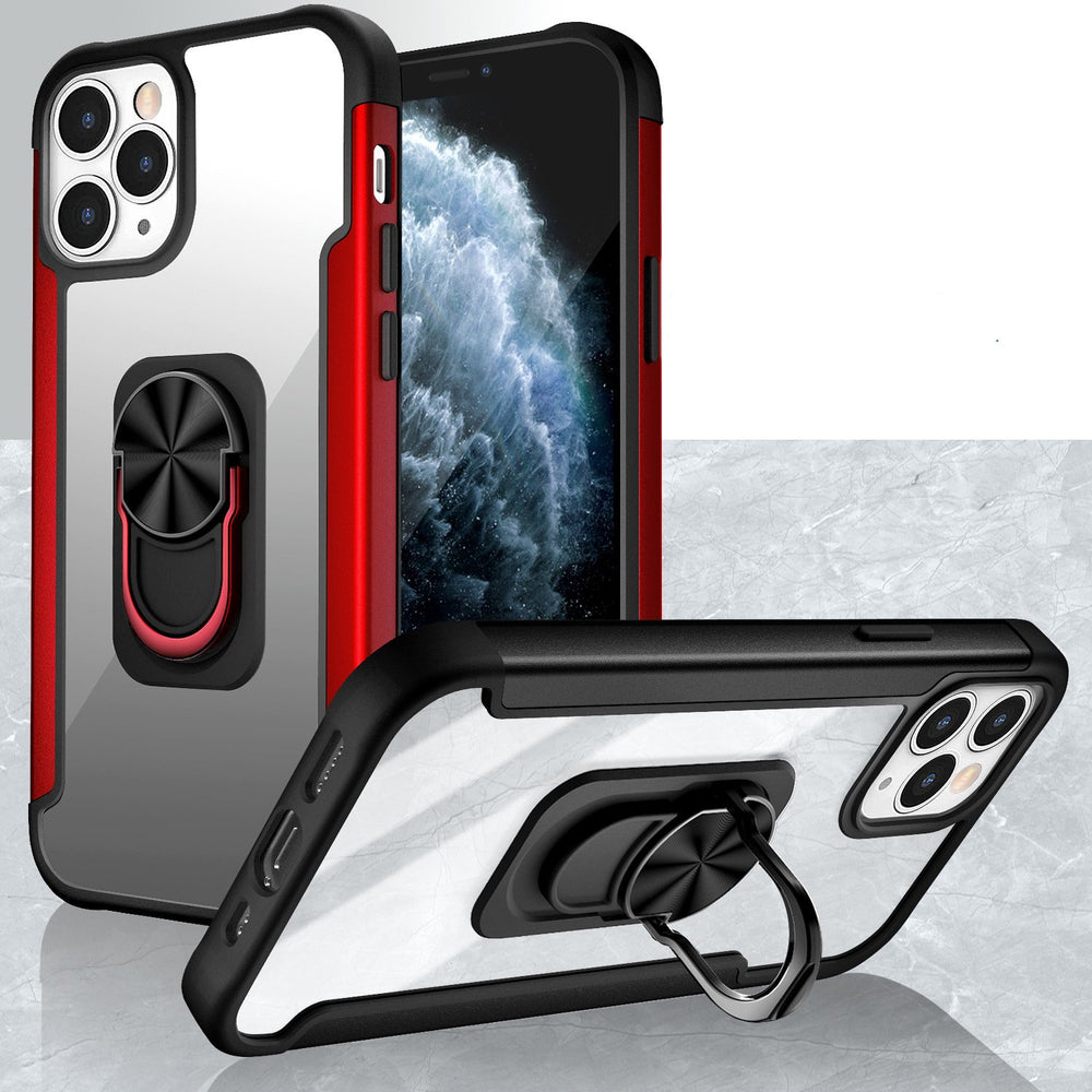 Coque iPhone renforcée avec anneau transparent