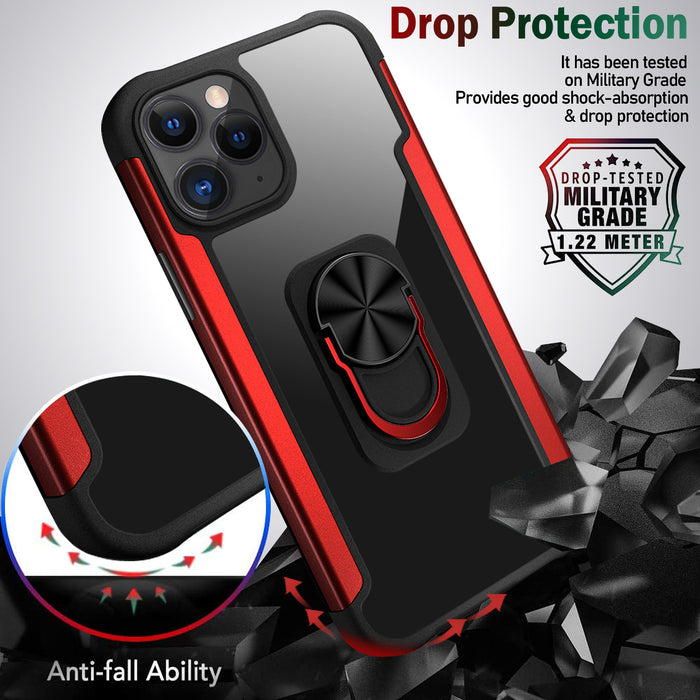 Coque iPhone renforcée avec anneau transparent