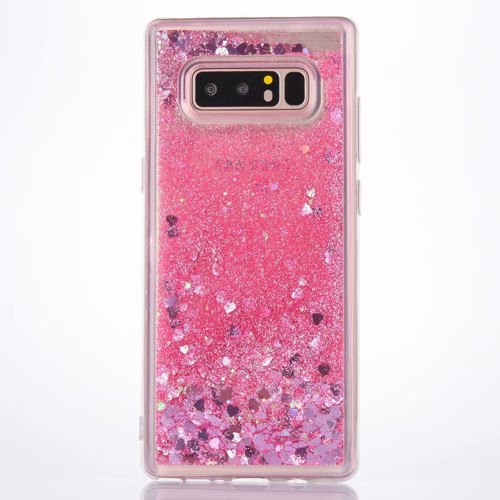 Coque Xiaomi paillettes couleur rose