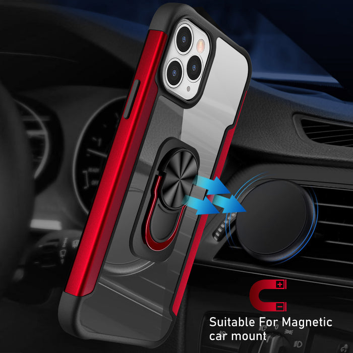 Coque iPhone renforcée avec anneau transparent