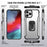 Coque iPhone renforcée avec anneau transparent
