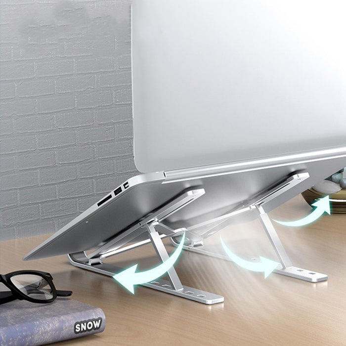Support en aluminium pour ordinateur portable et tablette, pliable