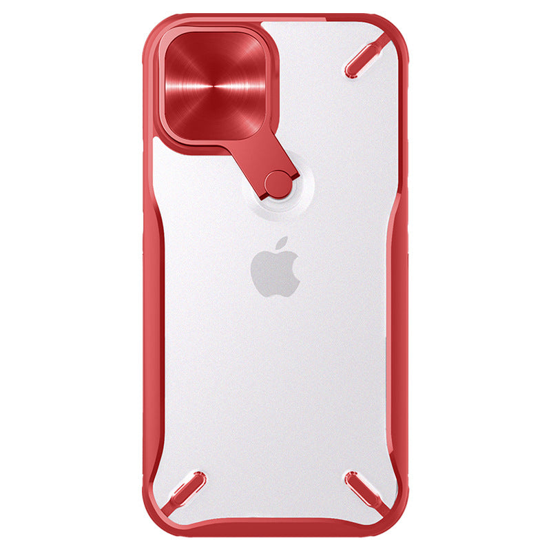 Nillkin - Coque Apple iPhone12 séri Cyclops Case Rouge/Vert