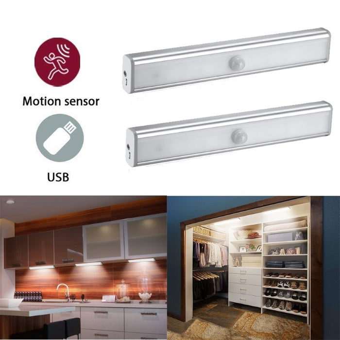 Bar LED magnétique sans fil, rechargeable par USB, blanc froid 3000K