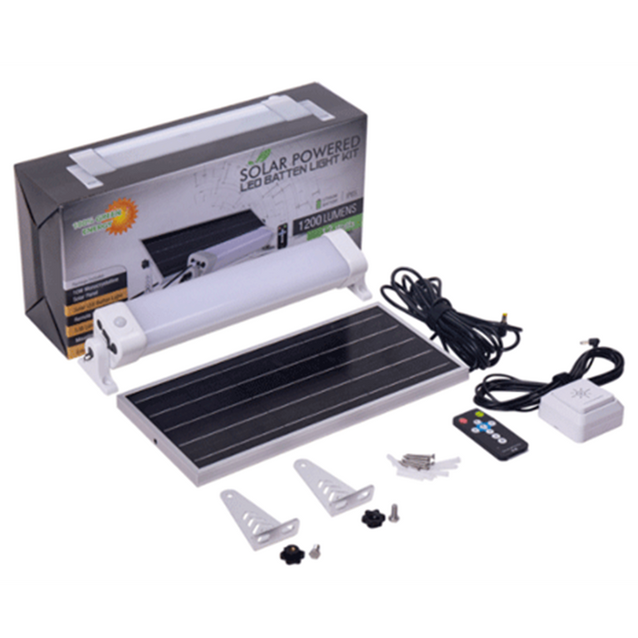 Tube LED solaire d'extérieur 1200lm équivalent 120W