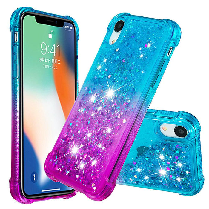 Coque Samsung bicolore avec paillettes