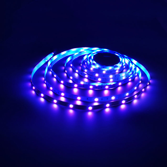 Kit ruban LED intérieur, RVB multicolore, 30leds/m, transfo inclus