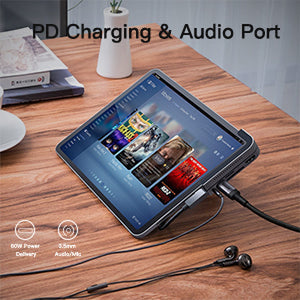 Hub USB C pour iPad Pro 2018 2019 2020, Baseus 6 en 1 Adaptateur HDMI 4K, PD 100W Charging, USB 3.0, Lecteur de Carte SD/TF, Port jack en 3.5mm, Compatible avec Macbook Pro / iPad Pro - Gris