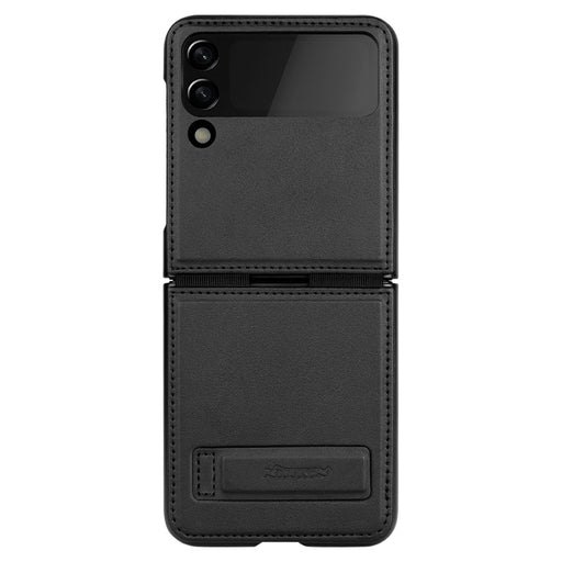 Nillkin- Étui Samsung en cuir Galaxy Z Flip 4 avec support telephone