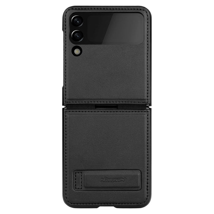 Nillkin- Étui Samsung en cuir Galaxy Z Flip 4 avec support telephone