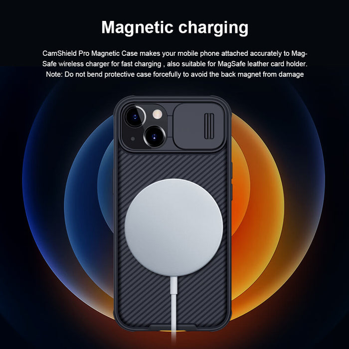 Nillkin - Coque magnétique iPhone 12 & 13 & 14, protection caméra