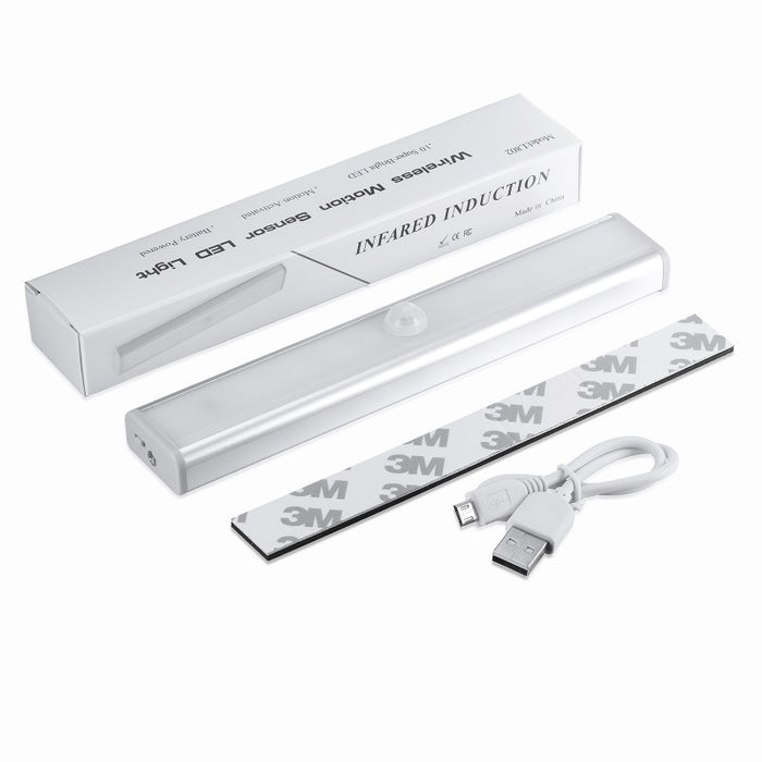 Bar LED magnétique sans fil, rechargeable par USB, blanc froid 3000K