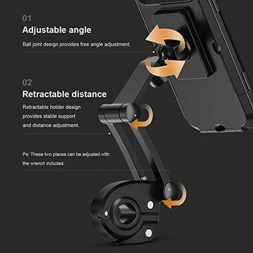 Support de téléphone portable étanche pour vélo et moto