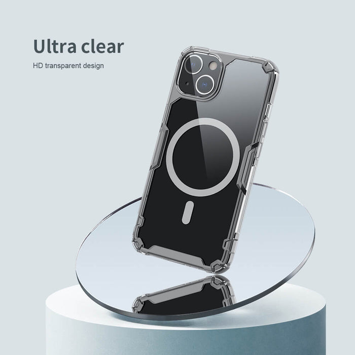 Nillkin - Coque magnétique iPhone 13, transparent