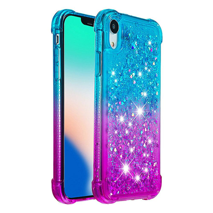 Coque Samsung bicolore avec paillettes