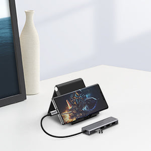 UGREEN Hub USB C 4 Ports USB 3.0 Adaptateur USB Type C Hub pour Macbook Pro Macbook Air 2020 Dell XPS USB C Smartphones Tablettes avec Port de Charge Micro USB