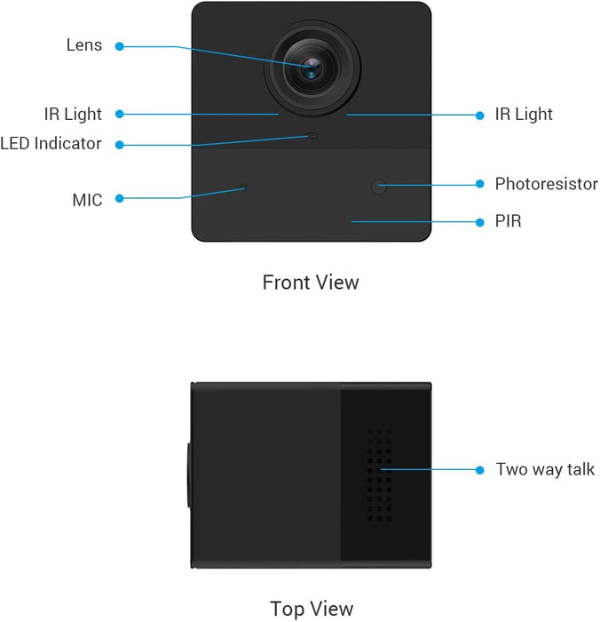 Ezviz - Mini caméra Wifi sans fil sur batterie