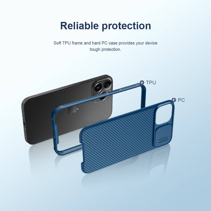 Nillkin - Coque magnétique iPhone 12 & 13 & 14, protection caméra