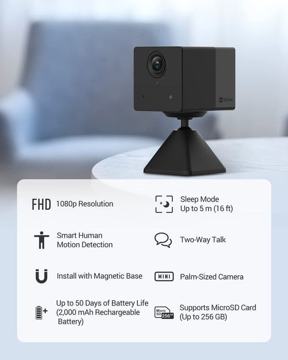 Ezviz - Mini caméra Wifi sans fil sur batterie