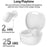 Baseus WM01 Wireless Earbuds Bluetooth Headphones Touch Control 25Hrs Waterproof in-Ear Built-in Mic Headset TWS Stereo Microphone Earphones Long Playtime with USB-C Charging Case Purple