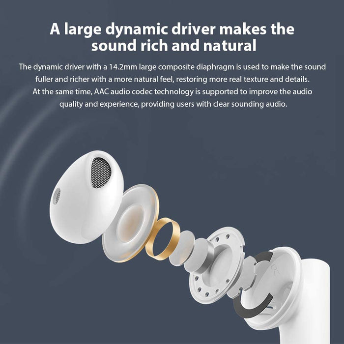 Xiaomi - Oreillettes Bluetooth Mi True Wireless Earphones 2 basic