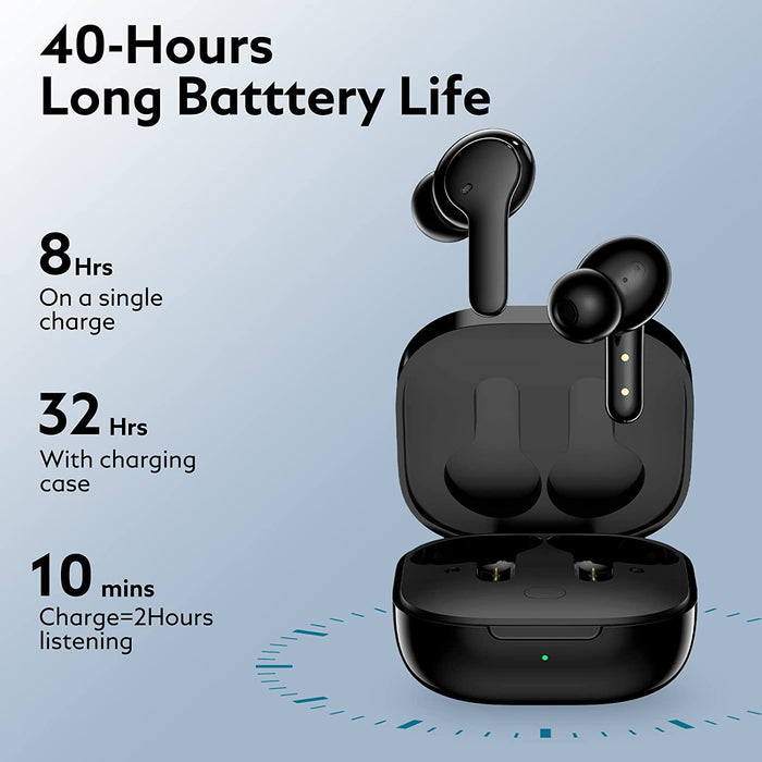 QCY T13 - Oreillettes sans fil Bluetooth 5.1, tactile avec micro Intégré