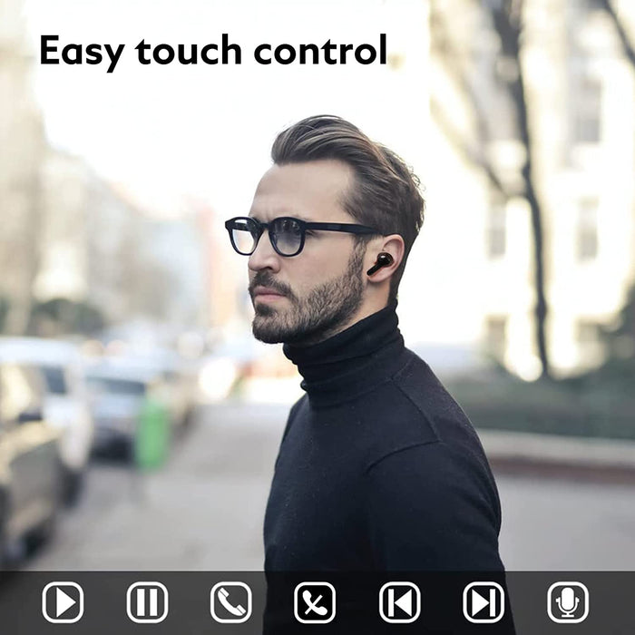 QCY T13 - Oreillettes sans fil Bluetooth 5.1, tactile avec micro Intégré