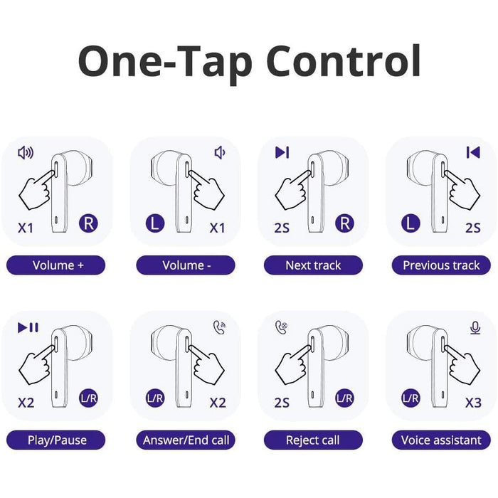 Tronsmart Onyx Ace -  Oreillettes sans fil Bluetooth 5.0 avec suppression du bruit; IPX5
