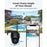 Reolink Argus PT Noir - Caméra solaire Wifi 2K 360° avec carte SD Kingston 32Go inclus - Détection intelligente