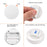 LEDGLE 18W Éclairage Sous Meuble Cuisine Spot LED Lampe de Placard Sans Fil avec Télécommande, Etanche IP44, Lot de 6