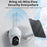 Reolink Go PT Plus- Caméra solaire 4G autonome 4MP 360° avec carte SD Kingston 32Go inclus - Détection intelligente