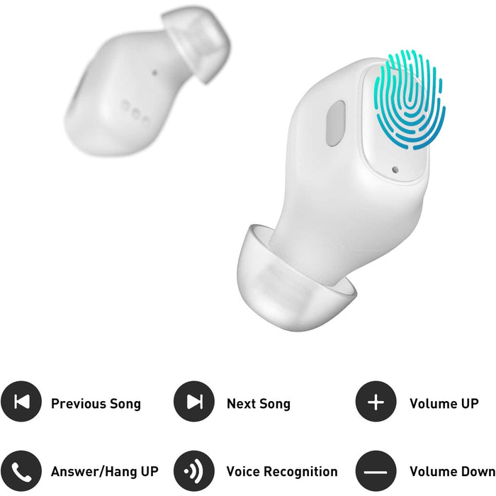 Baseus WM01 Wireless Earbuds Bluetooth Headphones Touch Control 25Hrs Waterproof in-Ear Built-in Mic Headset TWS Stereo Microphone Earphones Long Playtime with USB-C Charging Case Purple