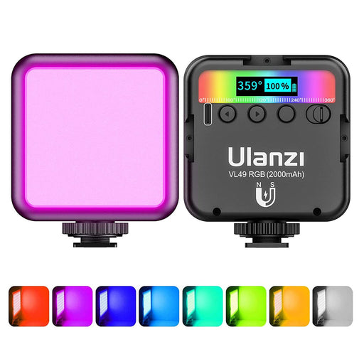 Ulanzi VL89 - Projecteur LED RGB 2500K-9500K rechargeable