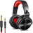 Casque DJ, OneOdio Pro10 Casque Audio Studio Professionnel, Casque Filaire, Casque de Monitoring, Son Parfait pour Synthétiseur PC TV Tablette Smartphone (Noir)